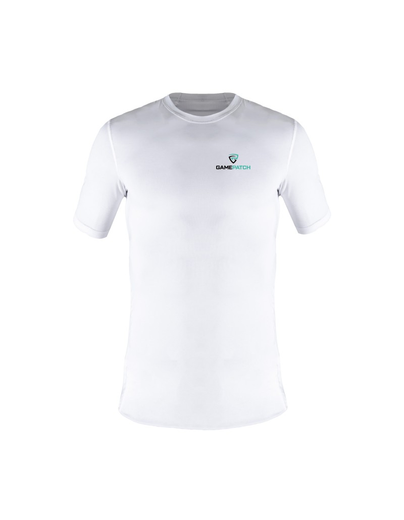 T-Shirt de compression manches courtes GamePatch blanc Clothes for adults L