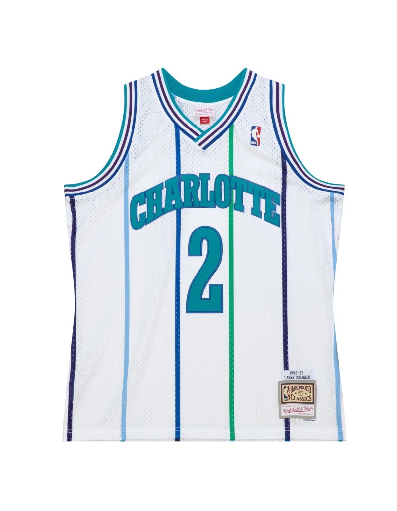 Maillot NBA Swingman Larry Johnson Charlotte Hornets Clothes for adults M